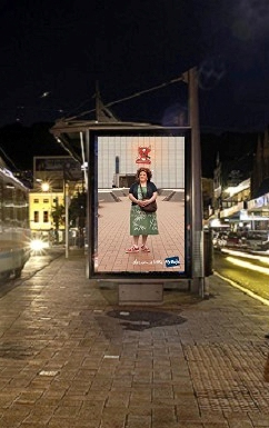 Fly Buys 'Dream a little' campaign posters recycled by recycled.co.nz